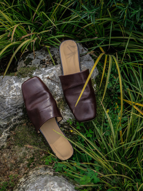 Still Leather Mule